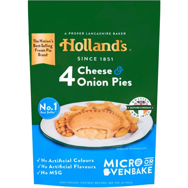 Holland's 4 Cheese & Onion Pies
