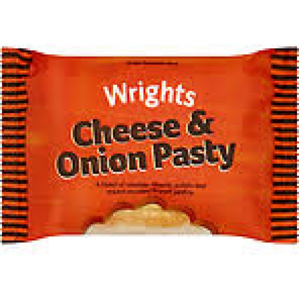 Wrights Cheese & Onion Pasty