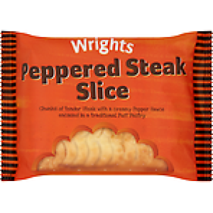Wrights Peppered Steak Slice