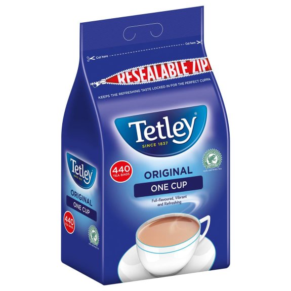326086 tetley caterers original one cup 440 tea bags
