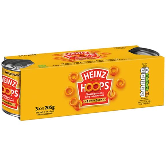 337777 heinz hoops 3x205g