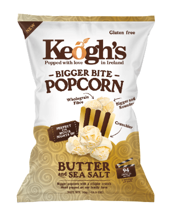 Butter and sea salt popcorn