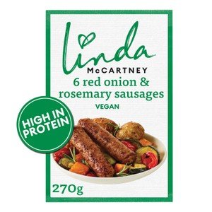Linda McCartney red onion rosemary sausages