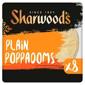 Sharwoods Plain Poppadoms