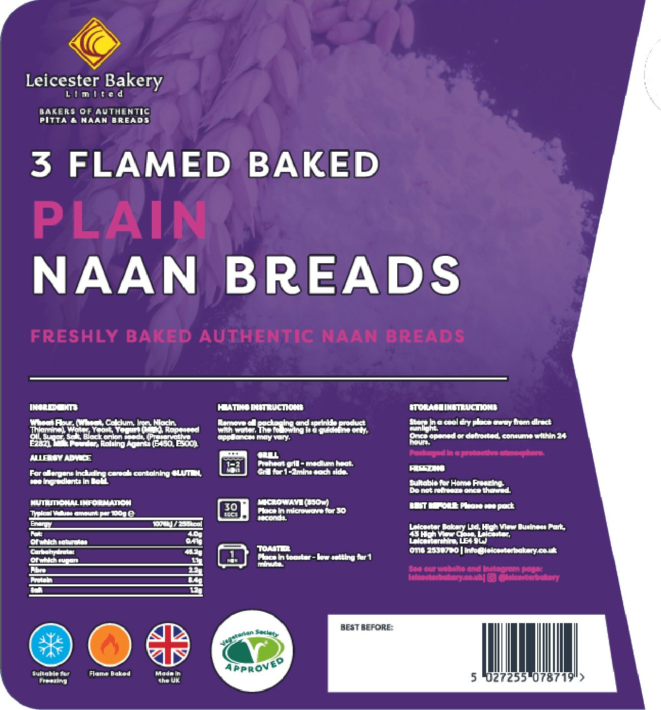 naan 3 plain