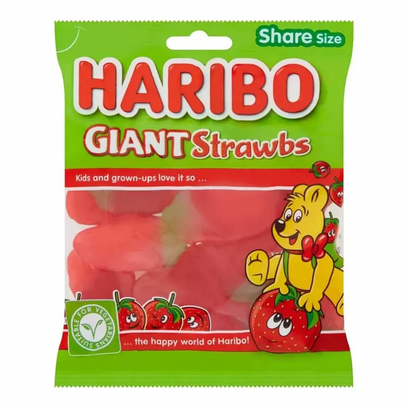 Giant Strawberries Haribo