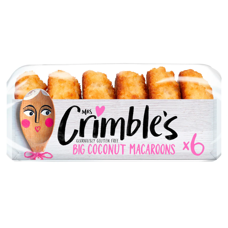 Mrs Crimbles Big Gluten Free Coconut Macaroons 180g