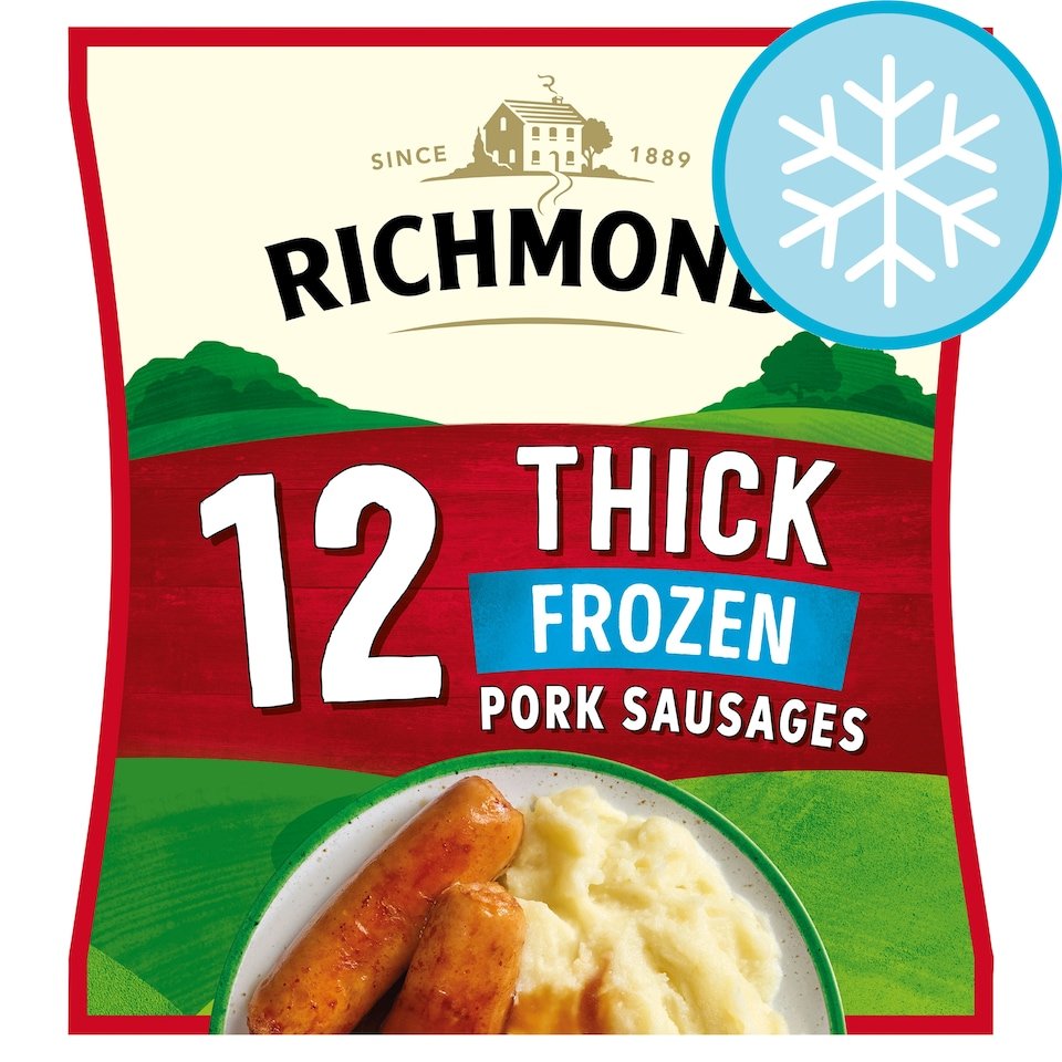 Richmond sausages 12 thick