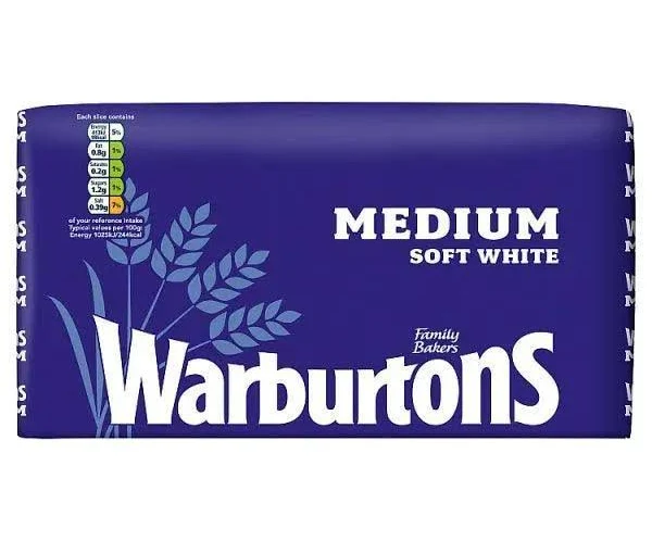 Warburtons medium bread